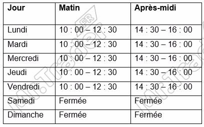 Horaires local d’ouverture de la bourse de Hong-Kong